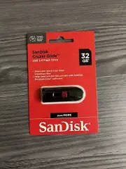 SanDisk Cruzer Glide USB 2.0 Flash Drive 32GB Memory Brand New