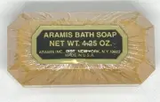 Aramis Soap In A Case Net WT 4.25 OZ. X 2New Sealed Bar in Plastic Box Made USA