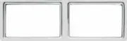OER Left Hand Chrome Die-Cast Tail Lamp Bezel For 1975-1979 Chevy II Nova (for: Chevrolet)