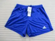 Adidas Womens Shorts Small Blue Elastic Waist Stretch Drawstring Climalite New