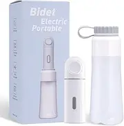 Portable Bidet for Travel Electric Rechargeable Handheld Travel Bidet High Pressure Water Sprayer for Toilet & Personal Hygiene Cleaning Personal Bidet Sprayer for Camping