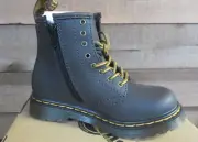DR. MARTEN'S WILDHORSE LAMPER TODDLER BOOTS - DARK BROWN - US 9