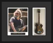 JERRY GARCIA Tiger or Rosebud Guitar Frame Shadowbox Grateful Dead