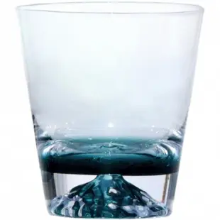 日式創意雪山杯家用富士山玻璃杯 墨水藍冰山杯檸檬杯玻璃飲料杯