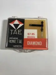 TAE 8843DS Diamond Stylus Phonograph Needle For Tetrad Astatic EV & Others Below