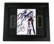DIRTY DANCING FILM CELL Signed PREPRINT GIFT PATRICK SWAYZE FRAMED MEMORABILIA