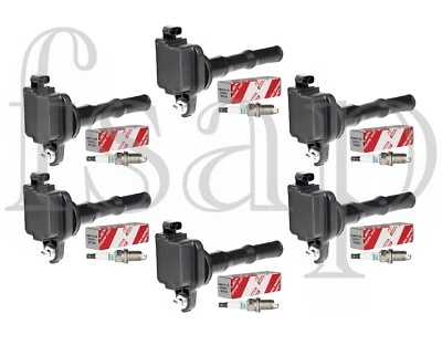 Set of 6 Ignition Coil + 6 Denso Toyota Spark Plug 1994-1996 Toyota Camry 3.0L (for: Toyota)