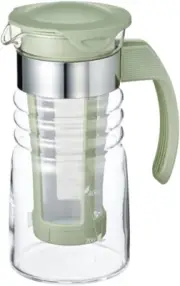 HCC-7-SG Mini Cold Brew Tea Pot with Basket Net, Practical Capacity, 23.7 Fl Oz