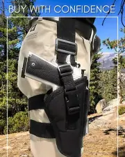 Tactical gun holster for Smith & Wesson Sigma (9V,9VE,9GVE,40V,40VE)