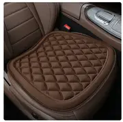 Breathable Car Seat Cushion Driver Seat Cushion with Comfort Memory Foam & Non-Slip Chair Seat Pad Vehicle Auto Seat Protector Brown