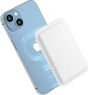 [SOFTGAS] Magnetic Phone Wallet for Apple MagSafe, Card Holder for iPhone 16/15/14/13/12 Pro Max/Pro/Plus, White