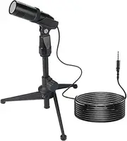 Snblzhef Condenser Microphone Desktop Recording Microphone for PC Laptop Streaming Video Games Podcasts Vocals