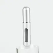2Pcs Mini Perfume Atomizer Bottle 8ml Empty Small Spray Bottle for Travel Matte Silver