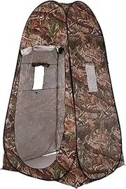 Snsowed Portable Privacy Shower Toilet Tent Camping Pop Up Tent Camouflage Changing Tent