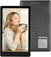 Magnetic Phone Vlog Selfie Monitor Screen, 3.97 Inch 1080P Using Phone Rear Camera for Selfie Vlog Live Stream, with Remote Control, for Smartphone (Gray)