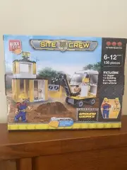 Block Tech Building Blocks Digger Building Figures 136 Pieces Construction Site