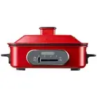 Morphy Richards Multifunction Cooking Pot 1400W - Red