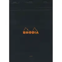 在飛比找誠品線上優惠-法國RHODIA 上掀式騎馬釘橫線筆記本/ A4/ Blac