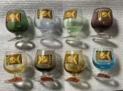 Blefeld Glass Brandy Snifter Set VTG Miniature Cordial Aperitif Portugal 2" Mini