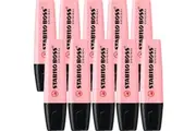 Stabilo Boss Highlighter Pastel Pink Blush Box 10