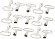 Aexit Triangle (Home hardware) Socket Spanner Key 15pcs for 9mm x 8.5mm Triangular (62ry186qf224) Panel Lock