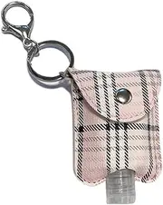 Travel Size Bottle Case, Hand Sanitizer Holder Carrier Bag - Portable Mini Waist Bag for Liquid Storage - Clip On Belt Loop, Backpack and Purse - Includes Empty Flip Cap 2 oz. Reusable Bottle, Pink