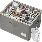 Transparent Lid Shoe Bins | Shoe Rack with Handle | Shoe Storage for Closets | Space Saving Shoe Organizer, Stylish Shoe Container 53*42