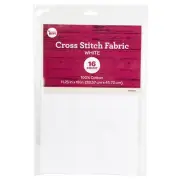 CousinDIY 16 Count Aida Fabric 11.25"X18"-White - 3 Pack