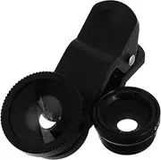 LIGIGWASH 1set Phone Camera Lens Kit Fisheye Wide Angle and Macro Lenses Clip Lens Adapter for Smartphones Your Photography Magnified Viewing
