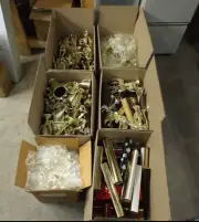 VARIOUS TROPHY TOPPERS,COLUMNS, BULK LOT