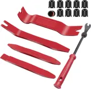 Auto Trim Removal Tool Kit, 15 Pcs Plastic Pry Tools & Car Fastener Rivet Clips