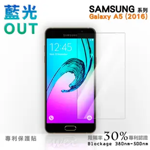 【膜力威】專利抗藍光保護貼｜SAMSUNG Galaxy A5 (2016) 適用