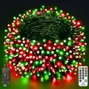 394FT 1000 LED Christmas Lights Outdoor String Lights 8 Modes & Timer Twinkle...