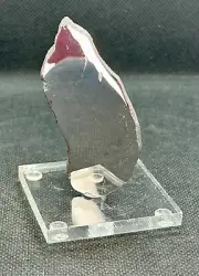 GEBEL KAMIL ATAXITE METEORITE MIRROR POLISHED SLICE FROM EGYPT 28,3 g
