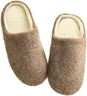 [Ipetboom] Ultra Lightweight Round Toe Slippers Men's Women's Comfortable Home Slippers Size 44/45
