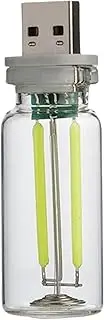 Retro Car Lamp - USB Retro Car Lamps, USB Automotive Night Lamps, Touch Adjustment Glass Bottle | Automotive Interface Charging Night Lamps, Car USB Atmosphere Light, Unique Bottle Design for Car