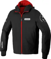 Spidi Armor Evo, zip hoodie , color: Black/Red , size: 3XL