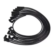 Black 8.5mm Spark Plug Wire Set with 180° Plug Boots for Ford Big Block V8