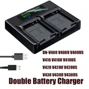 USB Battery Charger For JVC GY-HD100 GHD101 HD110 HD111 CU-VH1 VH1US 33 4000