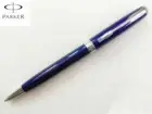 Excellent Parker Sonnet Ballpoint Pen Blue Silver Clip 0.7mm Ink M Black Refills