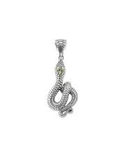 Samuel B. 18K & Silver Snake Pendant