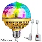 LED Disco Ball Light Party RGB StageBulb DJ Rotating Strobe Ball Lamp AU