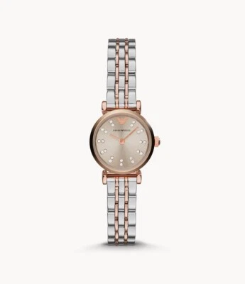 Emporio Armani AR1841 Women's Two-Hand Two-Tone Stainless Steel Watch