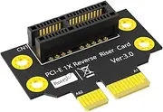 PCI-E 1X 3.0 90 Degree Reverse Male to Female Riser Card for 2U Server (Installation Direction Towards CPU)