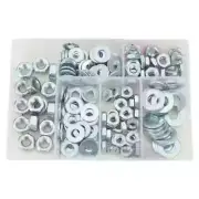 185 Piece Everbilt Zinc-Plated Steel Assorted Bolt Nuts and Washers Kit 803294