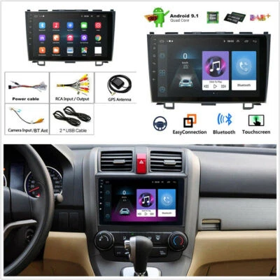 2+32G Android 9.1 Quad-Core 9" Car Stereo Radio GPS Navigation OBD For 06-11 CRV