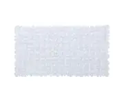 Solid Stone Bath Shower Mats Anti-skid Rug Suction Cup Bathtub Non-Slip Carpet-Transparent