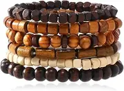 [JAVMOO] Gothic Bracelet Adjustable Punk Braided Leather Multilayer Grunge Set Bracelets Emo Metal Cuff Wrap Bangles Meaningful Gift