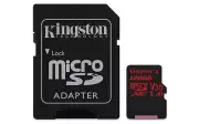 KINGSTON Canvas React: MicroSD 128GB , 100MB/s read and 70MB/s write with SD ada