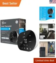 GE Smart Programmable WiFi Thermostat with Voice Control - ENERGY STAR Certified